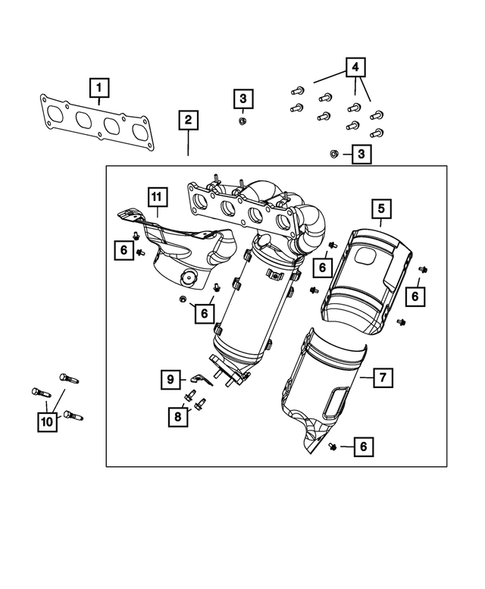 Manifolds and Vacuum Fittings for 2013 Dodge Dart #0