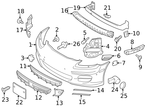 Radiator & Components for 2012 Porsche Panamera #8