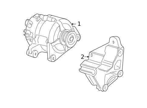 Alternator for 2001 Ford Escape #0