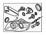 7L6941039B - Electrical: Headlamp Assembly for Volkswagen: Touareg Image