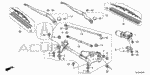934020601408 - Electrical/Exhaust/Heater/Fuel: BOLT-WASHER (6X14) for Acura Image