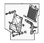 LR011466 - Cooling System: Radiator Assembly for Land Rover: Range Rover Image