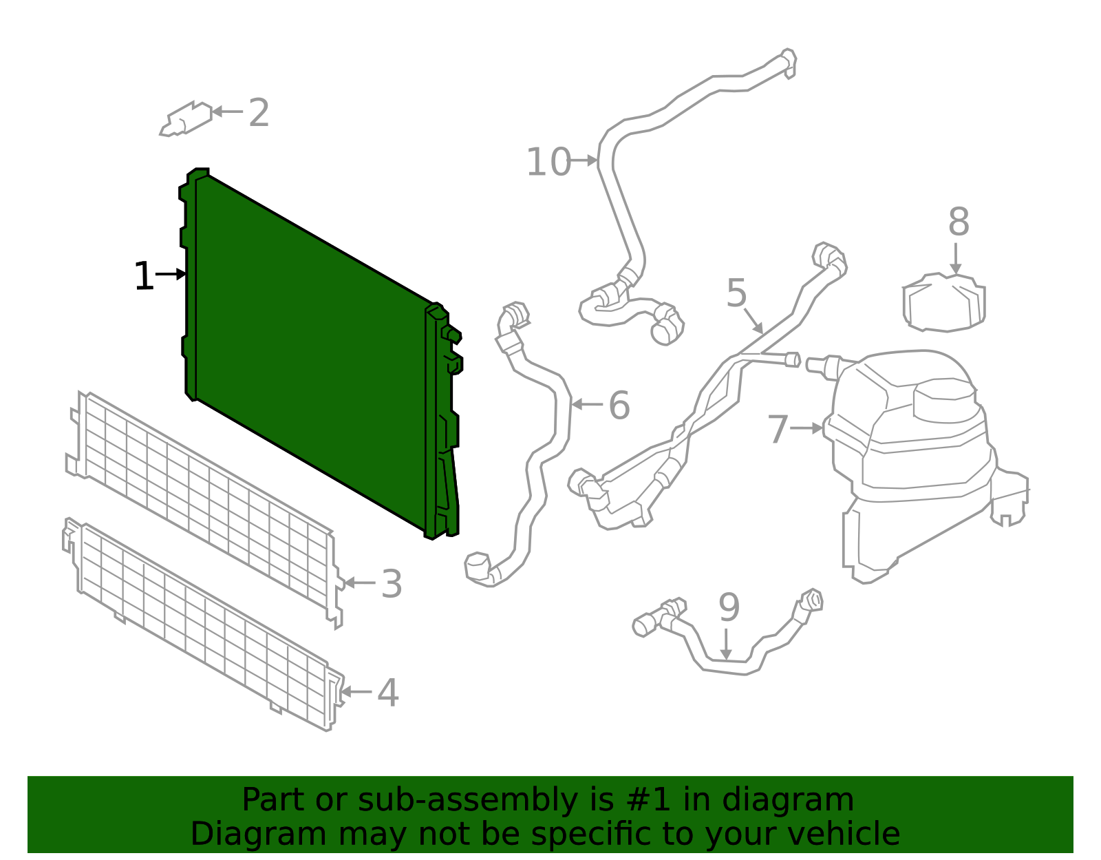 17118666811 - 2019-2025 BMW Inter-Cooler (17-11-8-666-811