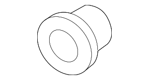 MU435004 - Body: License Bracket Retainer Nut for Mitsubishi: Eclipse, Endeavor, Galant, Lancer, Outlander, Outlander Sport Image