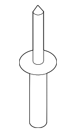 7149140786 - Body: Bumper Cover Rivet for BMW Image