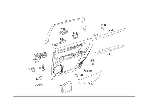 Door Paneling for 2011 Mercedes-Benz R350 #0