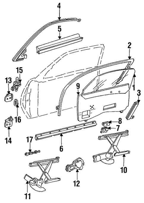 Rear Door for 1998 Buick Skylark #0