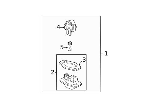 License Lamps for 2004 Acura TL #0