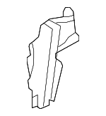 1K1819349F - HVAC: Side Cover for Volkswagen: CC, Eos, Golf, Golf R, GTI, Jetta, R32, Rabbit, Tiguan, Tiguan Limited Image