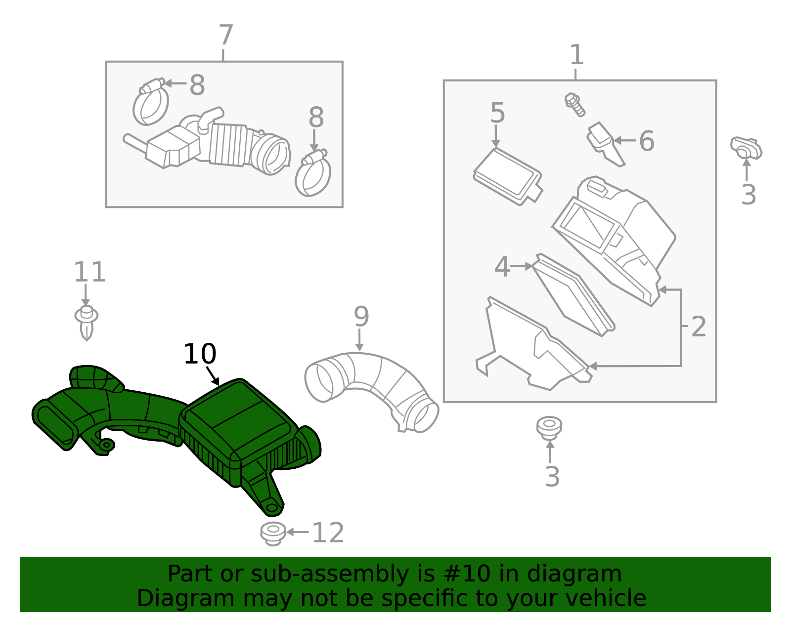 2013-2021 Nissan NV200 Engine Air Intake Resonator 16554-3LM0A | OEM ...