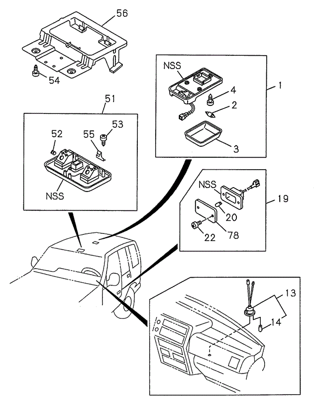 Interior Light for 1998 Acura SLX #0