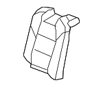 82521TK4L11ZA - : Seat Back Cover for Acura: TL Image