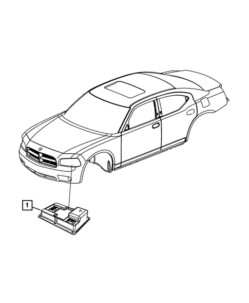 Keys, Modules and Engine Controllers for 2010 Dodge Charger #6