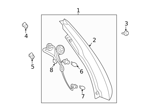Bulbs - Chassis for 2014 Nissan LEAF #1
