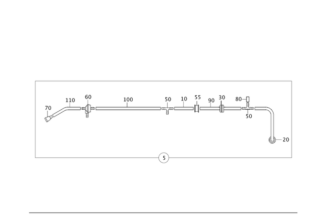 463430412964 - Brakes: Vacuum Line for Mercedes-Benz Image image