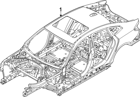 Body Shell for 2024 BMW i4 #0