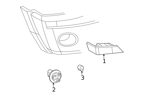Park & Signal Lamps for 2014 Jeep Patriot #0
