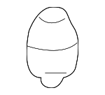 91603SZ5000 - Body: Hood Cushion for Acura Image