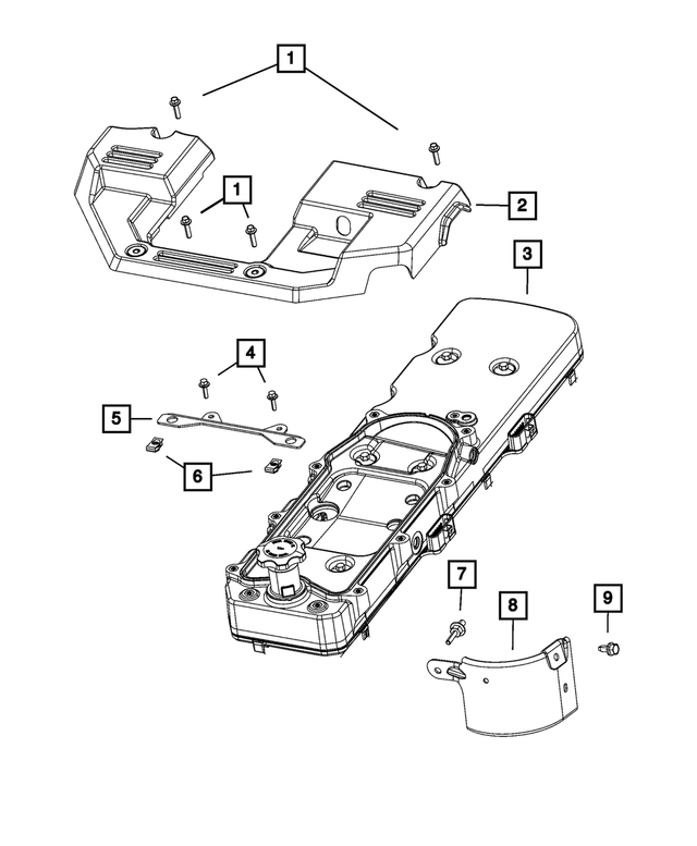 5017782AA - Engine: Clip-on Nut for Mopar Image