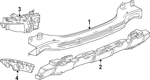 Bumper & Components - Rear for 2025 Chevrolet Trax #3
