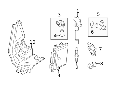 Ignition System for 2019 Nissan NV200 #0