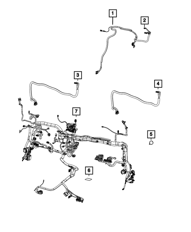 68529275AD - : Instrument Panel Wiring for Mopar Image