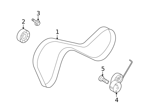 Belts & Pulleys for 2014 Volvo XC60 #0
