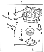 9710029001 - : Blower Assembly for Hyundai Image