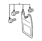 7662104050 - Accessories: Mud Guard for Toyota: Tacoma Image