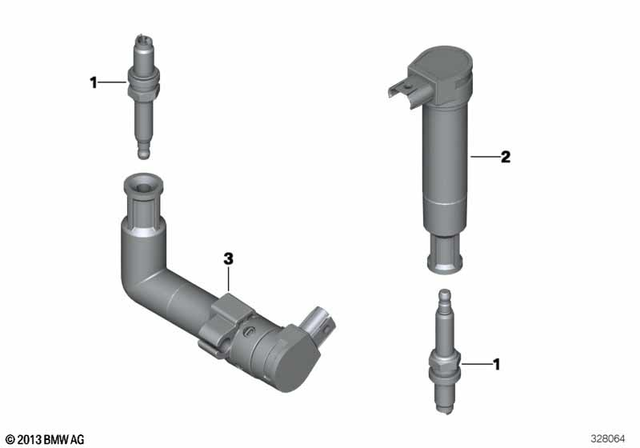 12127726112 - Engine Electrical System: Spark Plug - Mar8B-jds for BMW-Motorrad Image image