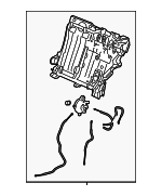 82526T0AA01 - Body: Seat Back Frame for Honda: CR-V Image