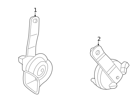 Horn for 2006 Dodge Stratus #0