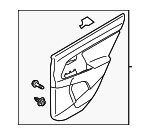 833083W050AN6 - : Door Trim Panel - Passenger Side (RH) for Kia: Sportage Image