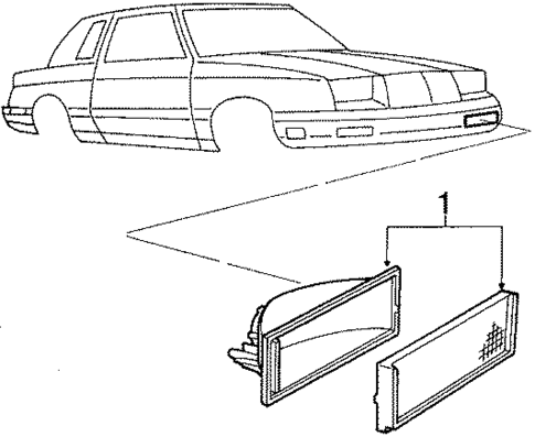 Park Lamps for 1984 Chrysler Town & Country #0