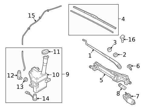 Wipers for 2017 Hyundai Sonata #0