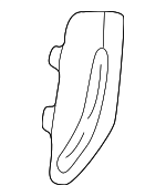 9451892 - Body: Center Pillar Trim Lower Cover for Volvo: S70, V70 Image