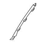 9182817 - Body: Windshield Pillar Trim Retainer for Volvo: S70, V70 Image