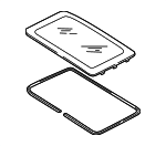 8D9877071C - Body: Sunroof Glass for Volkswagen Image