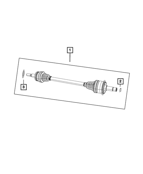 Rear Axle Shafts for 2015 Dodge Charger #0