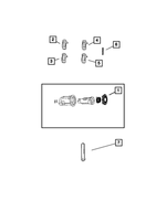4778147 - Body Sheet Metal Except Doors: Deck Lid Lock Cylinder for Mopar Image