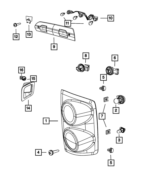 4399900 - : Mopar Socket Park, Turn, And Side Lamp for Mopar Image