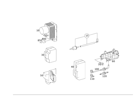 Vacuum Pump and Connector for 2006 Mercedes-Benz E 320 #0