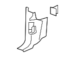 15904434 - Body: Kick Panel Trim for GM Image