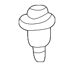 90467A0008 - Body: Grille Retainer for Scion: tC, xB | Toyota: 4Runner, Avalon, Camry, Celica, Corolla, FJ Cruiser, Highlander, Land Cruiser, Matrix, MR2 Spyder, Paseo, Prius, RAV4, Sequoia, Sienna, Solara, Tacoma, Tercel, Tundra, Yaris Image