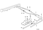 13531739995 - Fuel Preparation System: Fuel Return Line for BMW Image