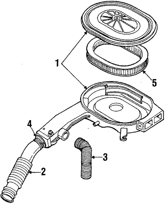 E301236039A - : Air Filter for Mazda Image