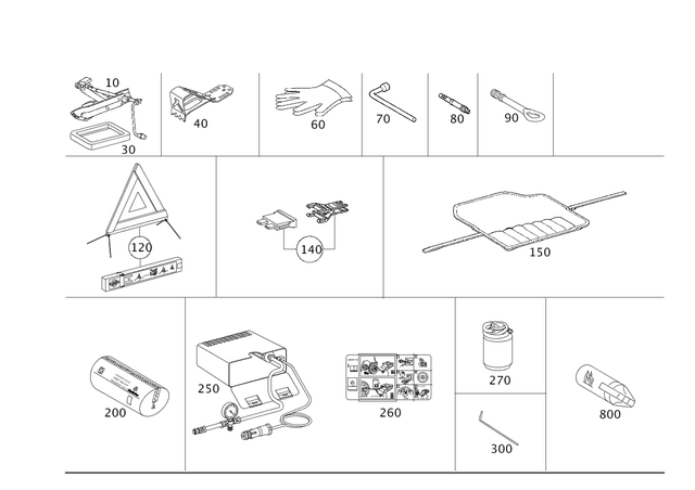 2115830041 - Tools and Accessories: Base for Mercedes-Benz Image image