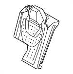 52209874821 - Body: Seat Back Pad for BMW Image