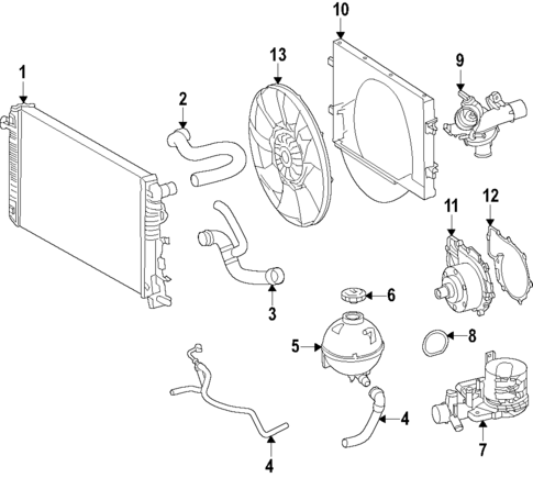 Water Pump for 2020 Mercedes-Benz Sprinter 2500 #0