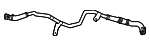 68448246AB - : Engine Coolant Hose for Jeep: Grand Wagoneer, Grand Wagoneer L, Wagoneer, Wagoneer L Image